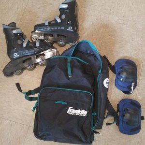 Vintage Retro Roller Blade Set GRETZKY